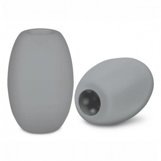 Серый двусторонний мастурбатор MINI BUBBLE - Zolo - в Воронеже купить с доставкой