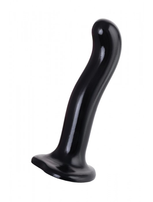 Черный стимулятор для пар P G-Spot Dildo Size M - 18 см. - Strap-on-me - в Воронеже купить с доставкой
