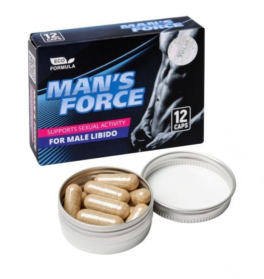Пищевой концентрат для мужчин MANS FORCE  - 12 капсул - Sitabella - купить с доставкой в Воронеже