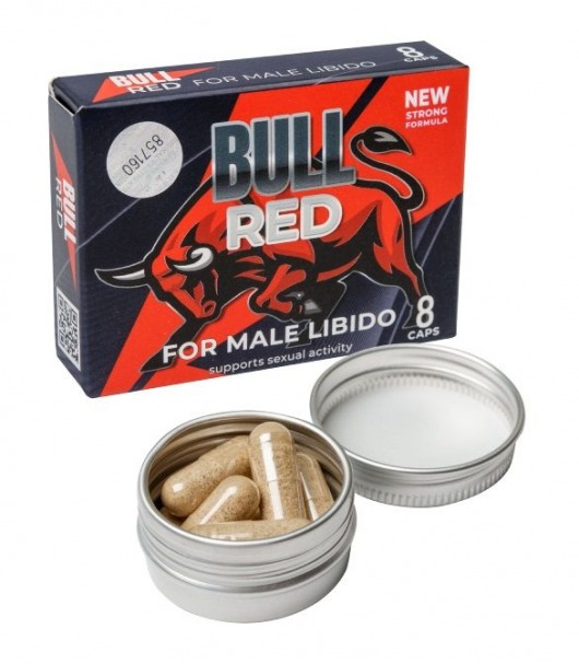 Пищевой концентрат для мужчин BULL RED - 8 капсул - Sitabella - купить с доставкой в Воронеже