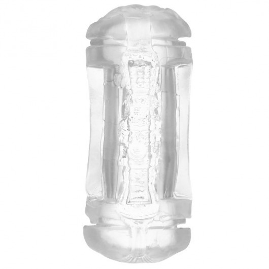 Прозрачный двусторонний мастурбатор Sophia - вагина и анус - Dream Toys - в Воронеже купить с доставкой