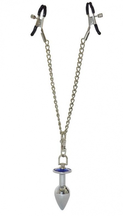 Зажимы для сосков с анальной пробкой - Sitabella - купить с доставкой в Воронеже