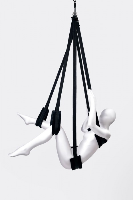 Черные секс-качели Anonymo №0503 - ToyFa - купить с доставкой в Воронеже