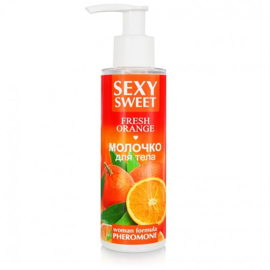 Молочко для тела с феромонами и ароматом апельсина Sexy Sweet Fresh Orange - 150 гр. -  - Магазин феромонов в Воронеже