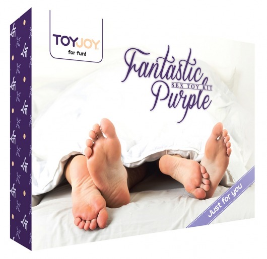 Эротический набор FANTASTIC PURPLE SEX TOY KIT - Toy Joy - купить с доставкой в Воронеже