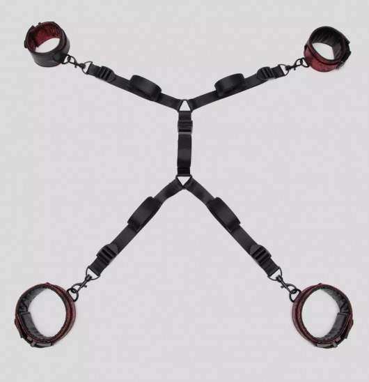 Изысканный набор фиксаций на кровати Reversible Under Mattress Restraint Set - Fifty Shades of Grey - купить с доставкой в Воронеже