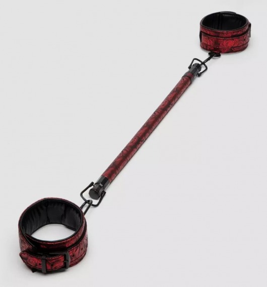 Распорка для ног Reversible Restraint Bar with Cuffs - Fifty Shades of Grey - купить с доставкой в Воронеже