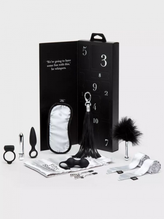 Эротический набор Pleasure Overload 10 Days of Play Gift Set - Fifty Shades of Grey - купить с доставкой в Воронеже