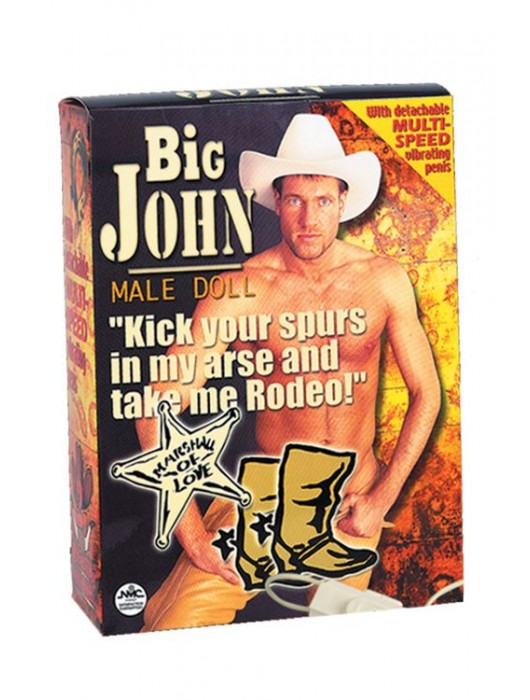 Надувная секс-кукла Big John с виброфаллосом - NMC - в Воронеже купить с доставкой