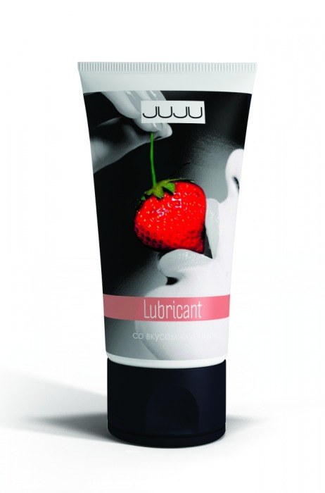 Съедобный лубрикант JUJU со вкусом клубники - 50 мл. - JuJu - купить с доставкой в Воронеже