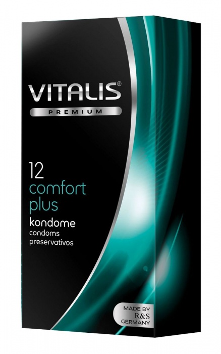 Контурные презервативы VITALIS PREMIUM comfort plus - 12 шт. - Vitalis - купить с доставкой в Воронеже