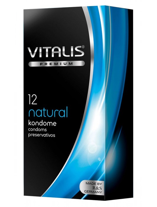 Классические презервативы VITALIS PREMIUM natural - 12 шт. - Vitalis - купить с доставкой в Воронеже