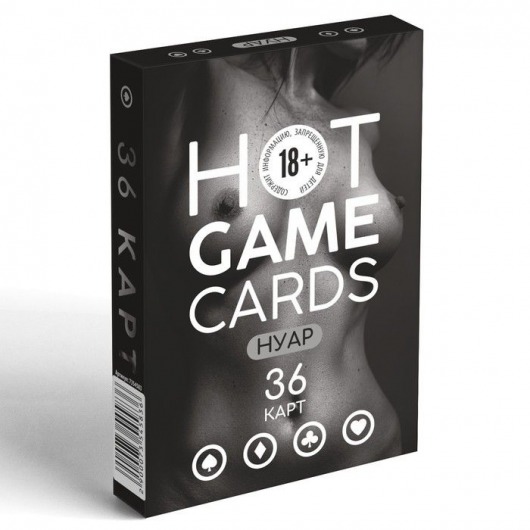 Игральные карты HOT GAME CARDS НУАР - 36 шт. - Сима-Ленд - купить с доставкой в Воронеже