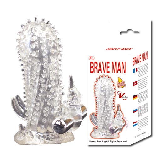 Насадка-удлинитель с пупырышками, усиками и вибрацией - Baile - в Воронеже купить с доставкой