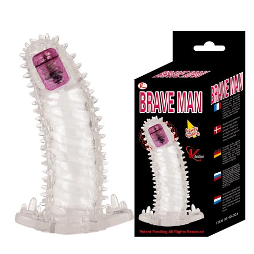 Насадка-удлинитель с пупырышками, усиками и вибропулькой - Baile - в Воронеже купить с доставкой