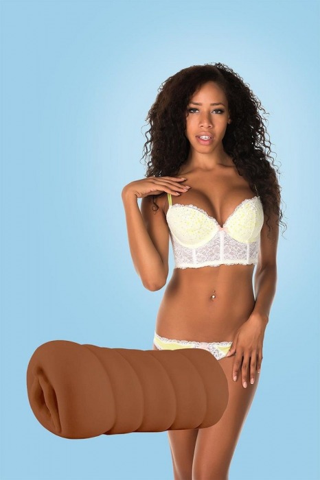Коричневый мастурбатор-вагина BRIANNA - Dream Toys - в Воронеже купить с доставкой