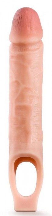 Телесная насадка на пенис 10 Inch Cock Sheath Extender - 25 см. - Blush Novelties - в Воронеже купить с доставкой
