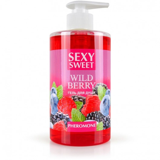 Гель для душа Sexy Sweet Wild Berry с ароматом лесных ягод и феромонами - 430 мл. -  - Магазин феромонов в Воронеже