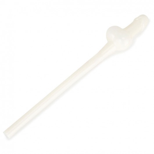 Светящаяся в темноте трубочка для напитков в виде пениса - Erotic Fantasy - купить с доставкой в Воронеже