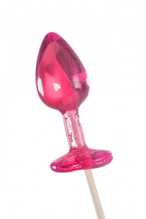 Розовый леденец  в форме анальной втулки со вкусом айриш крим - 29 гр. - Sosuчki - купить с доставкой в Воронеже