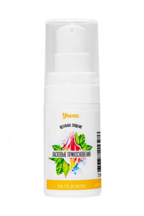 Согревающе-охлаждающий крем-гель для точечного массажа «Ласковые прикосновения»  - 15 мл. - ToyFa - купить с доставкой в Воронеже