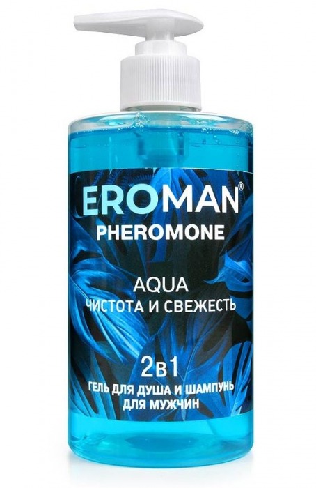 Мужской гель для душа и шампунь AQUA - 430 мл. -  - Магазин феромонов в Воронеже