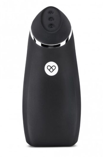 Черный перезаряжаемый мастурбатор для мужчин Pink Vibe - Pink Vibe - в Воронеже купить с доставкой
