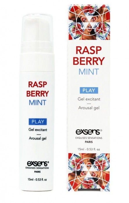 Возбуждающий гель Raspberry Mint с ароматом малины и мяты - 15 мл. - Exsens - купить с доставкой в Воронеже