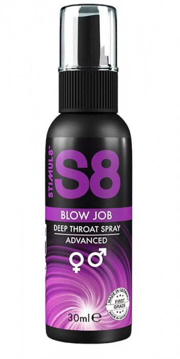 Лубрикант для орального секса S8 Deep Throat Spray - 30 мл. - Stimul8 - купить с доставкой в Воронеже