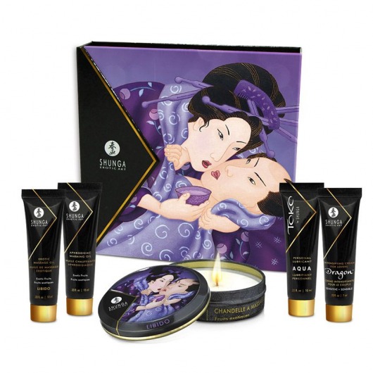 Подарочный набор Geishas secret из 5 предметов - Shunga - купить с доставкой в Воронеже