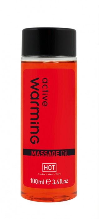 Массажное масло для тела Warming - 100 мл. - HOT - купить с доставкой в Воронеже
