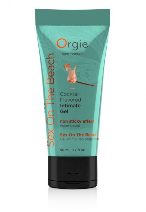 Съедобный интимный гель Orgie Lube Tube Cocktail Sex On The Beach - 50 мл. - ORGIE - купить с доставкой в Воронеже