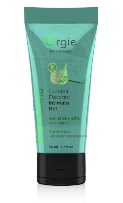 Съедобный интимный гель Orgie Lube Tube Cocktail Caipirinha - 50 мл. - ORGIE - купить с доставкой в Воронеже