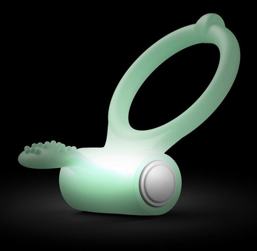 Светящееся в темноте эрекционное виброкольцо Power Clit - Dorcel - в Воронеже купить с доставкой