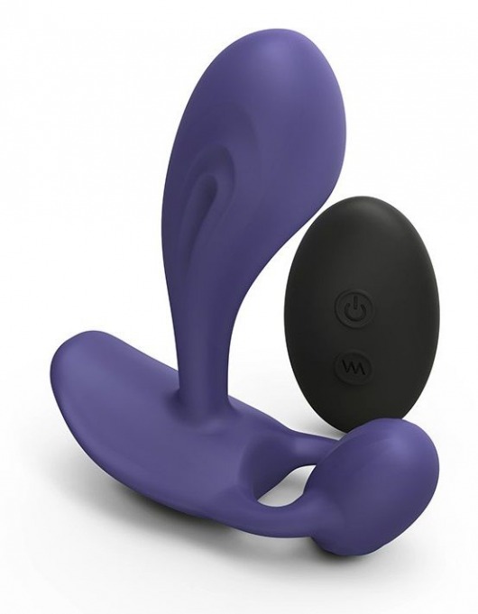 Темно-синий вибромассажер Witty P G Vibrator with Remote Control - Love to Love - в Воронеже купить с доставкой