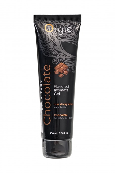Интимный гель на водной основе Lube Tube Chocolate с шоколадным вкусом - 100 мл. - ORGIE - купить с доставкой в Воронеже