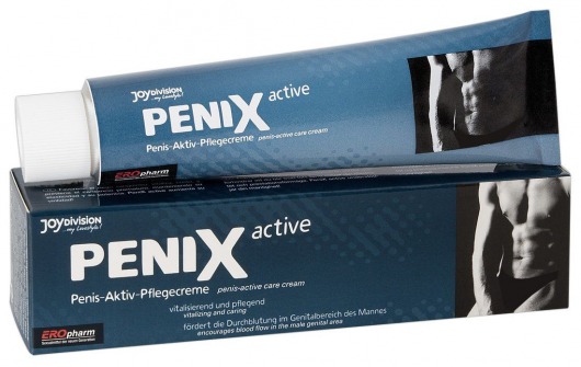 Возбуждающий крем для мужчин PeniX active - 75 мл. - Joy Division - купить с доставкой в Воронеже