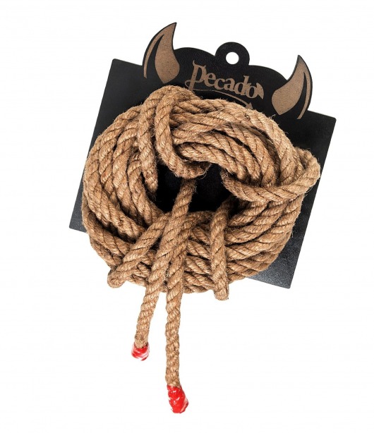 Джутовая веревка для шибари - 5 м. - Pecado - купить с доставкой в Воронеже