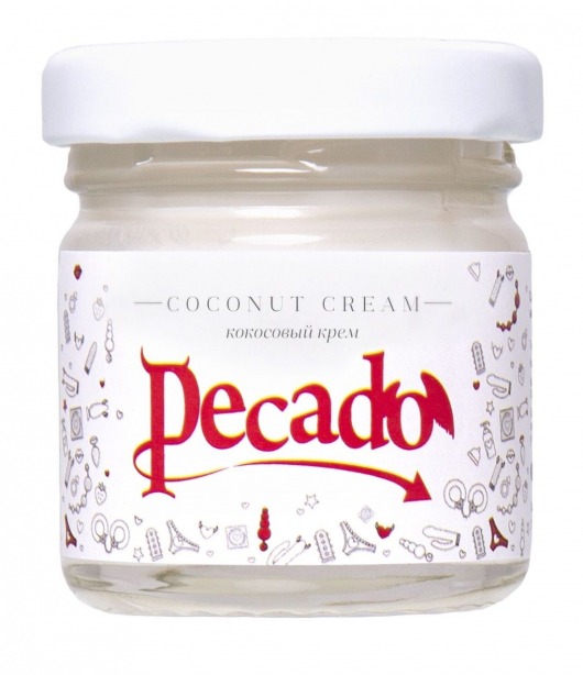 Массажная свеча Сoconut Cream - 35 мл. - Pecado - купить с доставкой в Воронеже