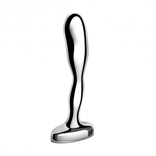 Стальной стимулятор простаты Stainless Steel Prostate Plug - 11,5 см. - b-Vibe - в Воронеже купить с доставкой