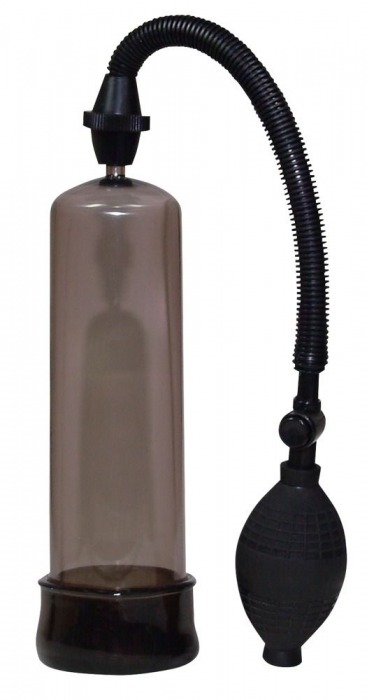 Вакуумная помпа черного цвета - 20 см. - Orion - в Воронеже купить с доставкой