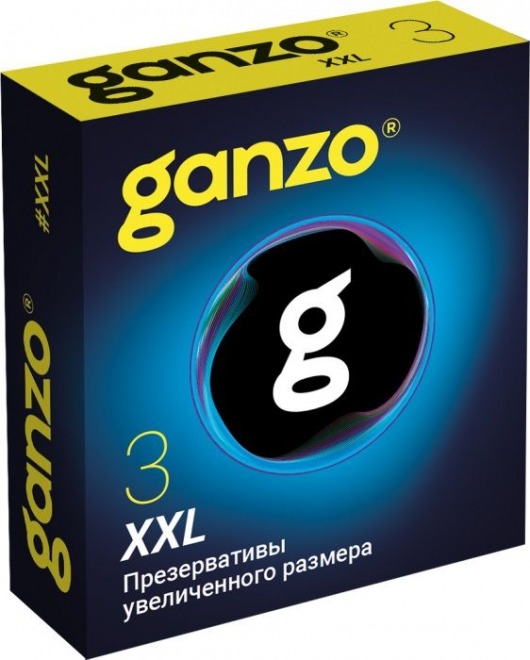 Презервативы увеличенного размера Ganzo XXL - 3 шт. - Ganzo - купить с доставкой в Воронеже