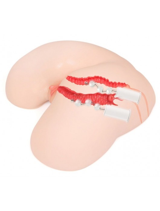 Мастурбатор-полуторс с двойным слоем материала и вибрацией Maria Onahole Real Vagina - KOKOS - в Воронеже купить с доставкой