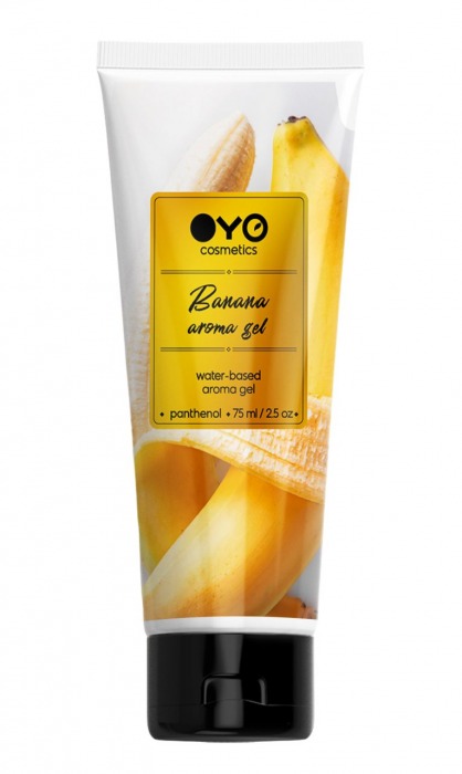 Лубрикант на водной основе OYO Aroma Gel Banana с ароматом банана - 75 мл. - OYO - купить с доставкой в Воронеже