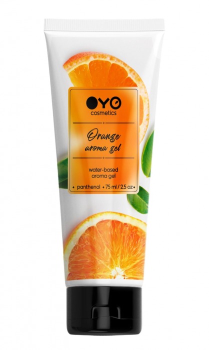 Лубрикант на водной основе OYO Aroma Gel Orange с ароматом апельсина - 75 мл. - OYO - купить с доставкой в Воронеже