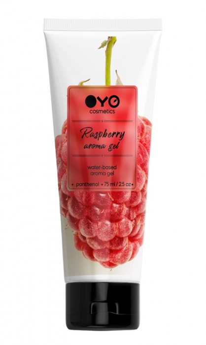 Лубрикант на водной основе OYO Aroma Gel Raspberry с ароматом малины - 75 мл. - OYO - купить с доставкой в Воронеже