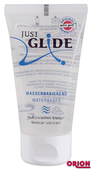 Вагинальная смазка на водной основе JUSTGLIDE - 50 мл. - Orion - купить с доставкой в Воронеже