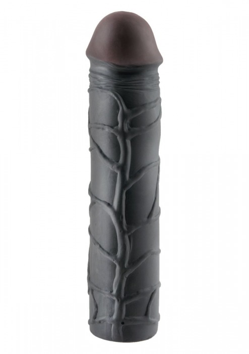 Чёрная удлиняющая насадка MEGA 3 EXTENSION - 22,8 см. - Pipedream - в Воронеже купить с доставкой