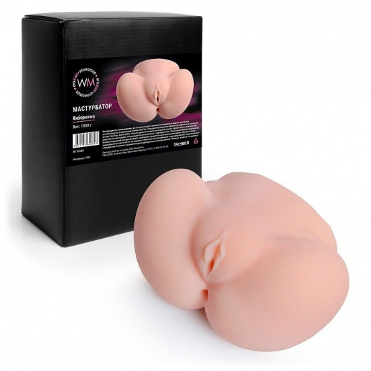 Реалистичный мастурбатор с двумя функциональными отверстиями - Erowoman-Eroman - в Воронеже купить с доставкой