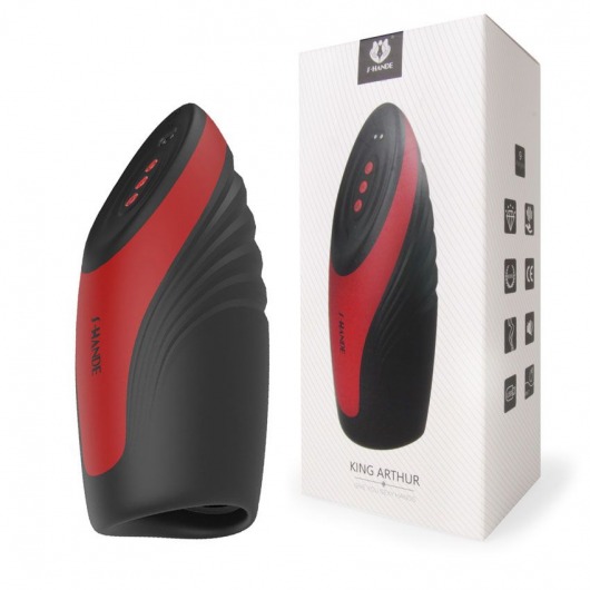 Черно-красный вибромастурбатор King Arthur - S-HANDE - в Воронеже купить с доставкой